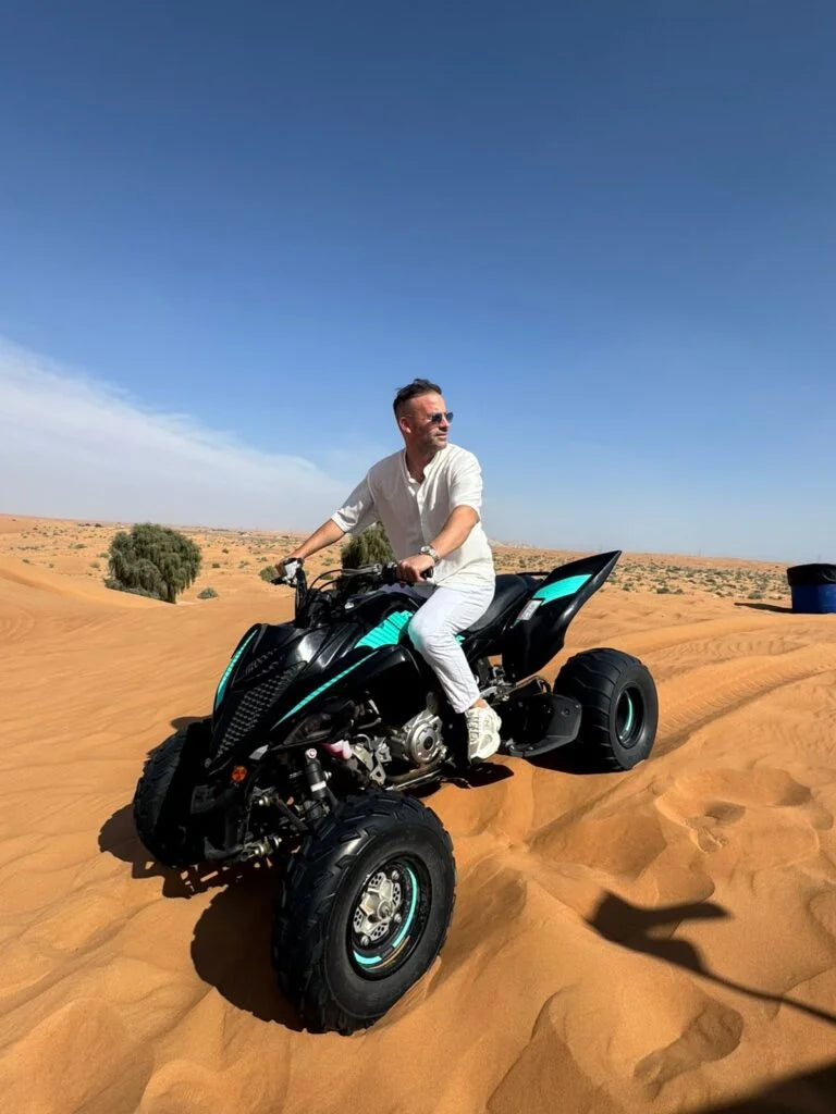Le désert de dubaï